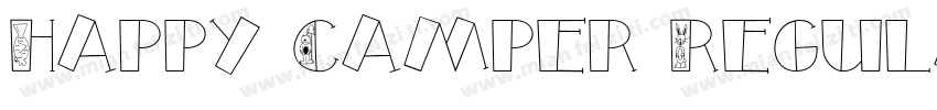 Happy Camper Regular字体转换